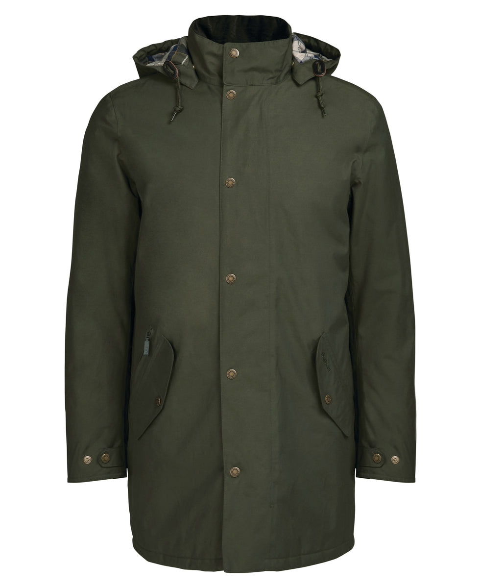 Barbour Chelsea Mac Olive – Shepherd & Woodward Ltd