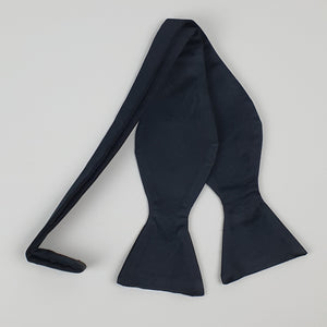 Black Silk Self Tie Bow-Tie