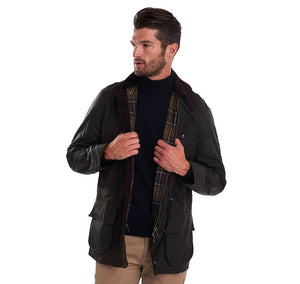 Barbour Olive Bristol Waxed Cotton Jacket