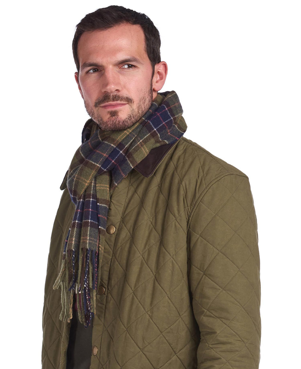 Barbour Lambswool Classic Tartan Scarf - Main Image