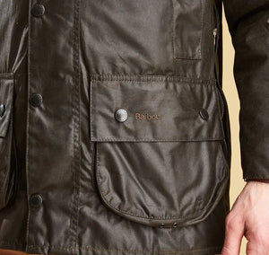 Barbour Olive Beaufort® Waxed Cotton Jacket