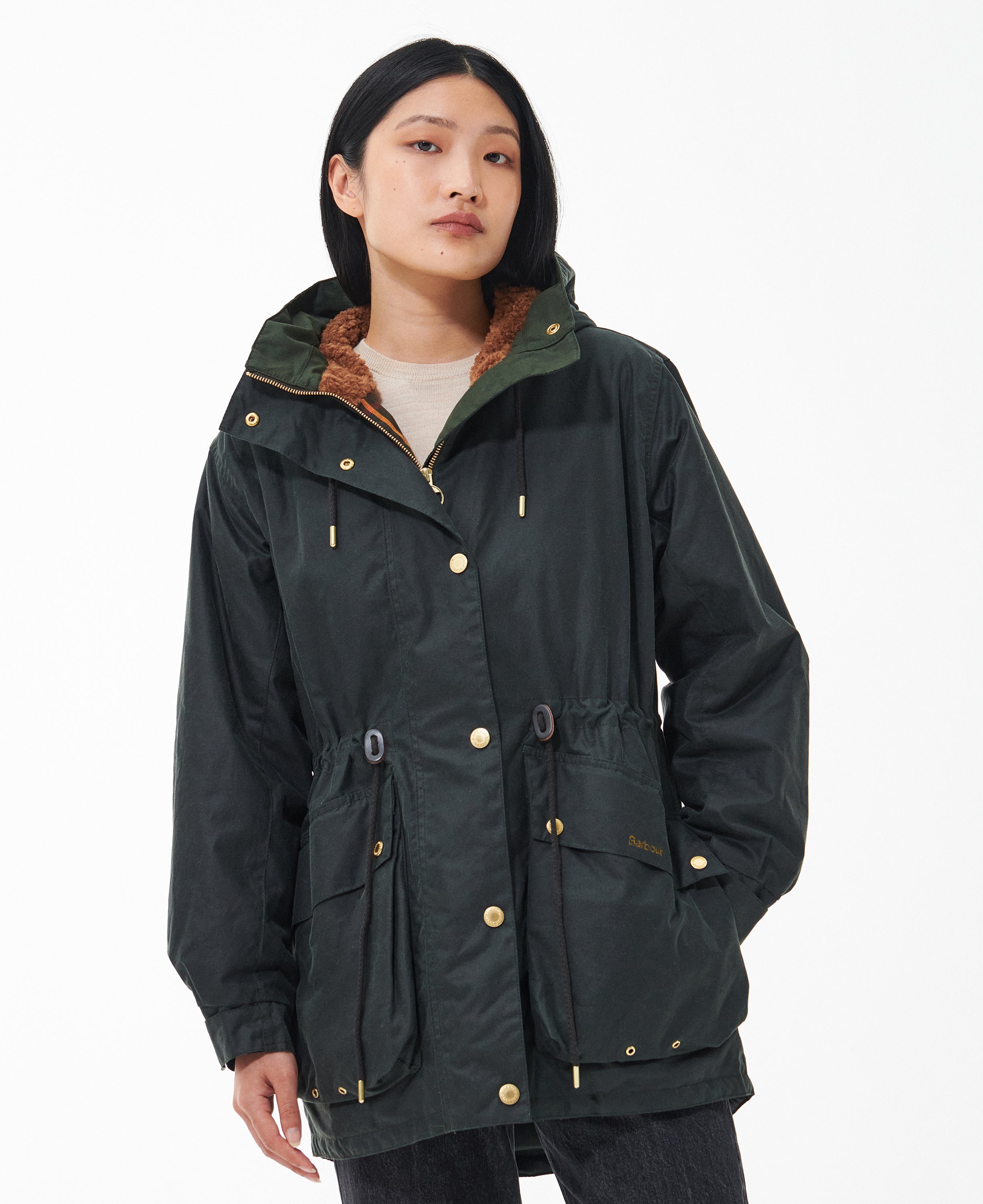 Barbour Grantley Wax Jacket Sage