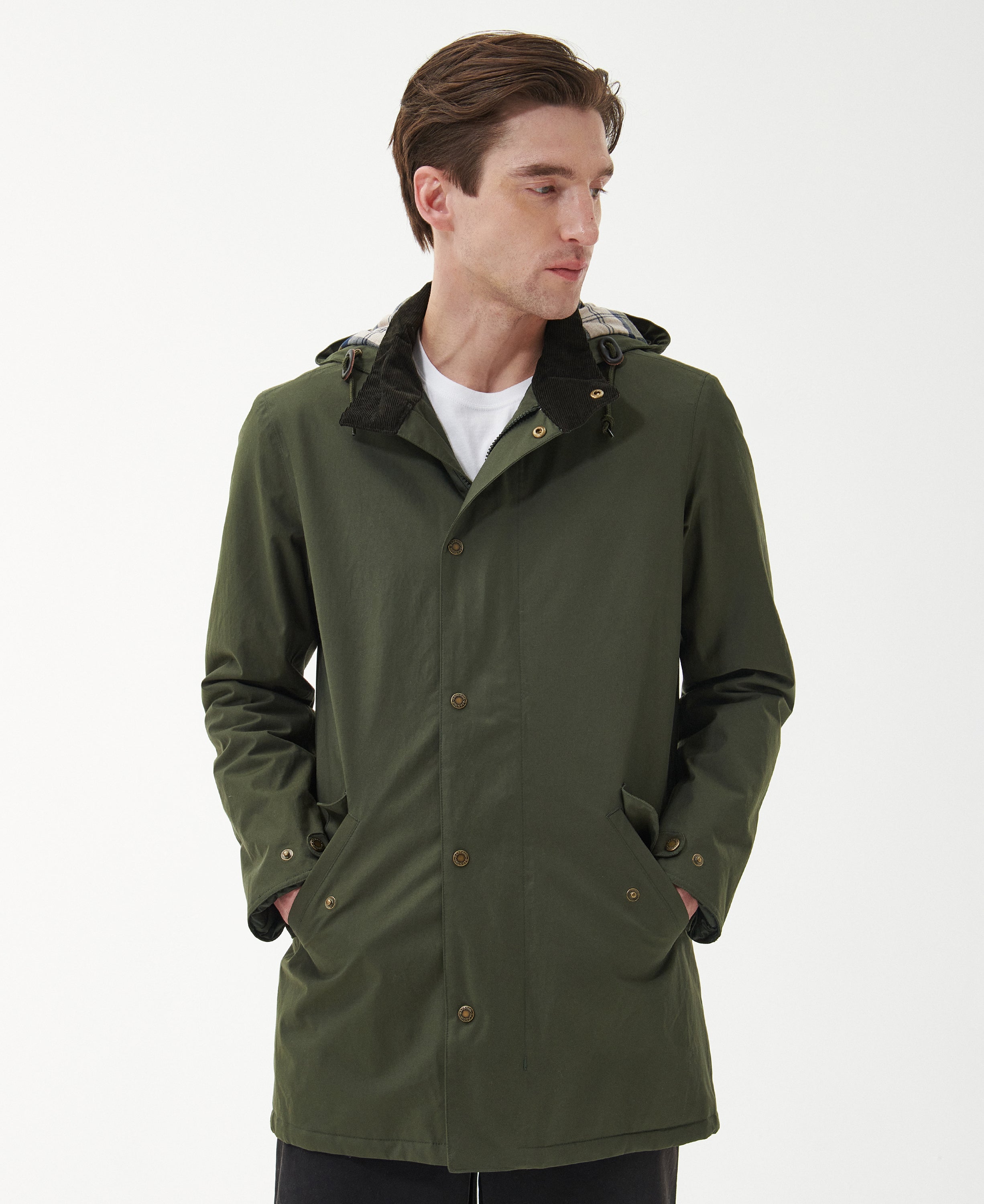 Barbour Chelsea Mac Olive