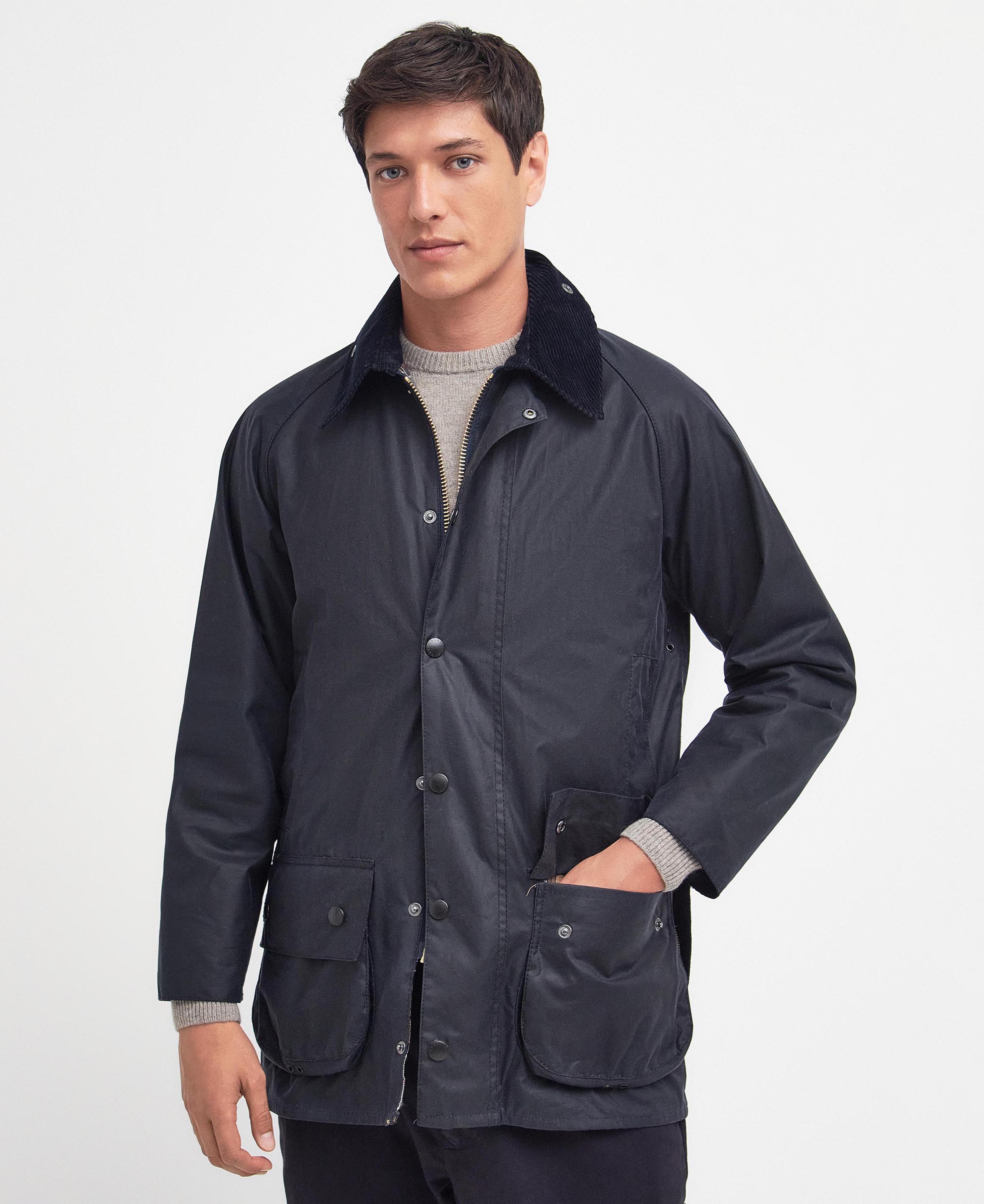 Barbour Beaufort Jacket Navy Shepherd Woodward Ltd