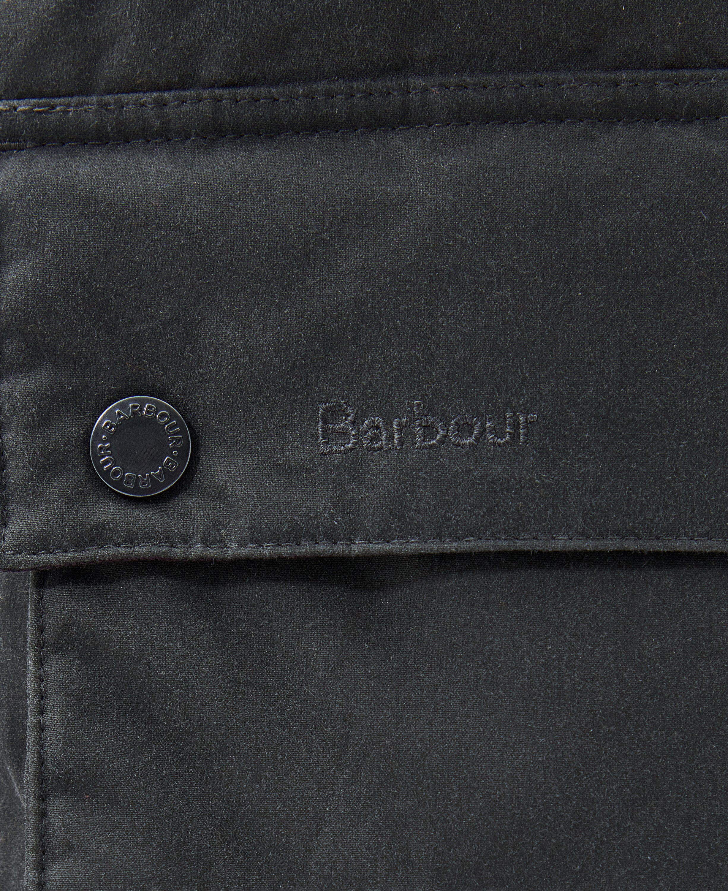 Barbour Hooded Beaufort Grey