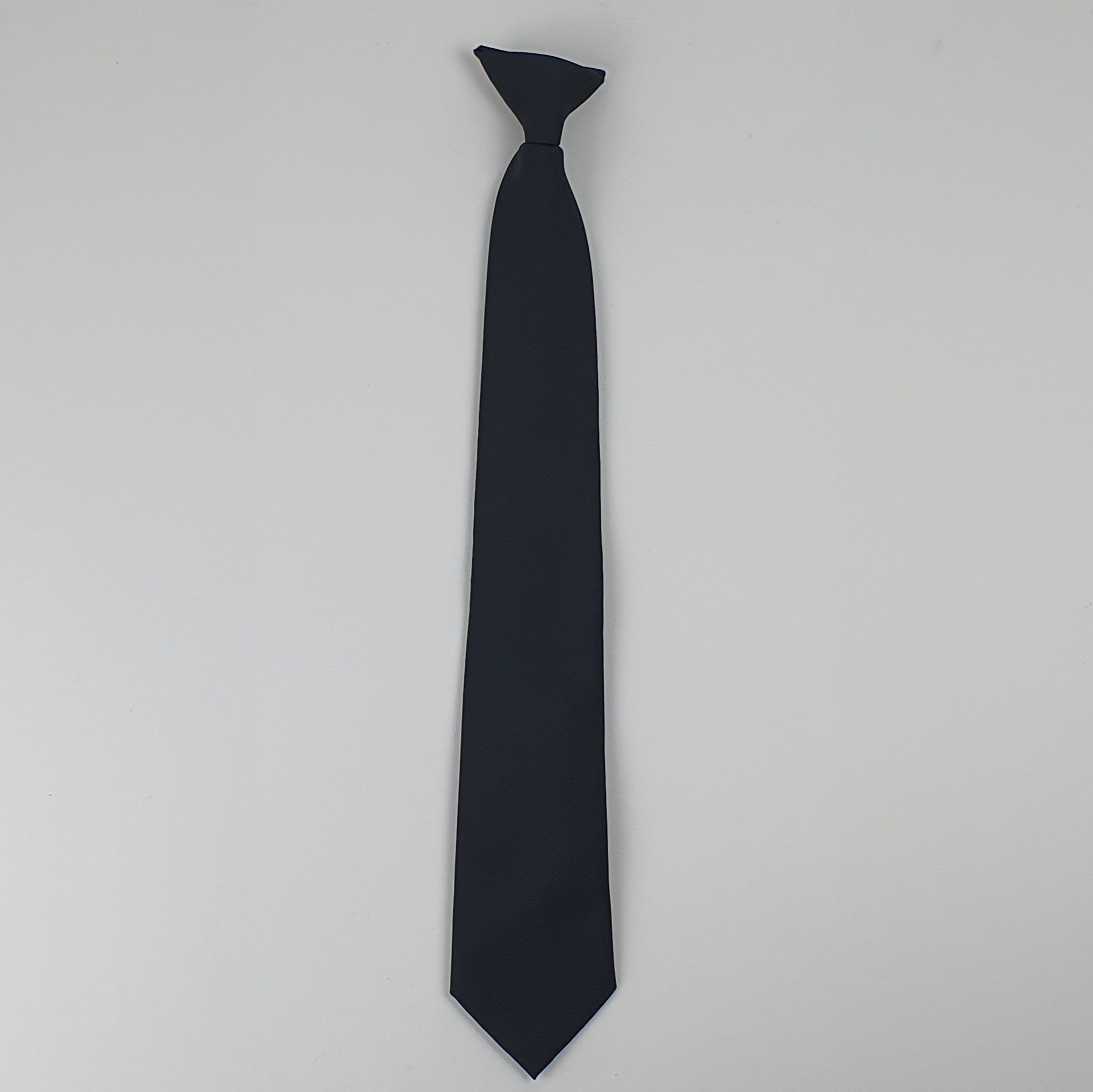 Black Clip On Tie