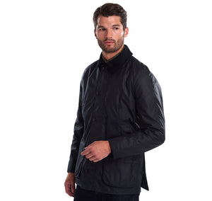 Barbour Navy Ashby Waxed Cotton Jacket