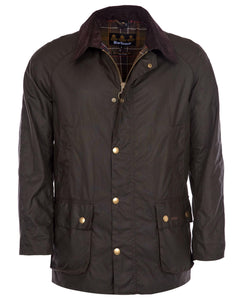 Barbour Olive Ashby Waxed Cotton Jacket