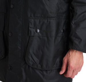(3 Royal Warrants) Barbour Sage Border® Waxed Cotton Jacket