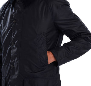 Barbour Navy Bristol Waxed Cotton Jacket