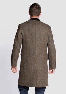 Bucktrout Brown Check Chelsea Coat