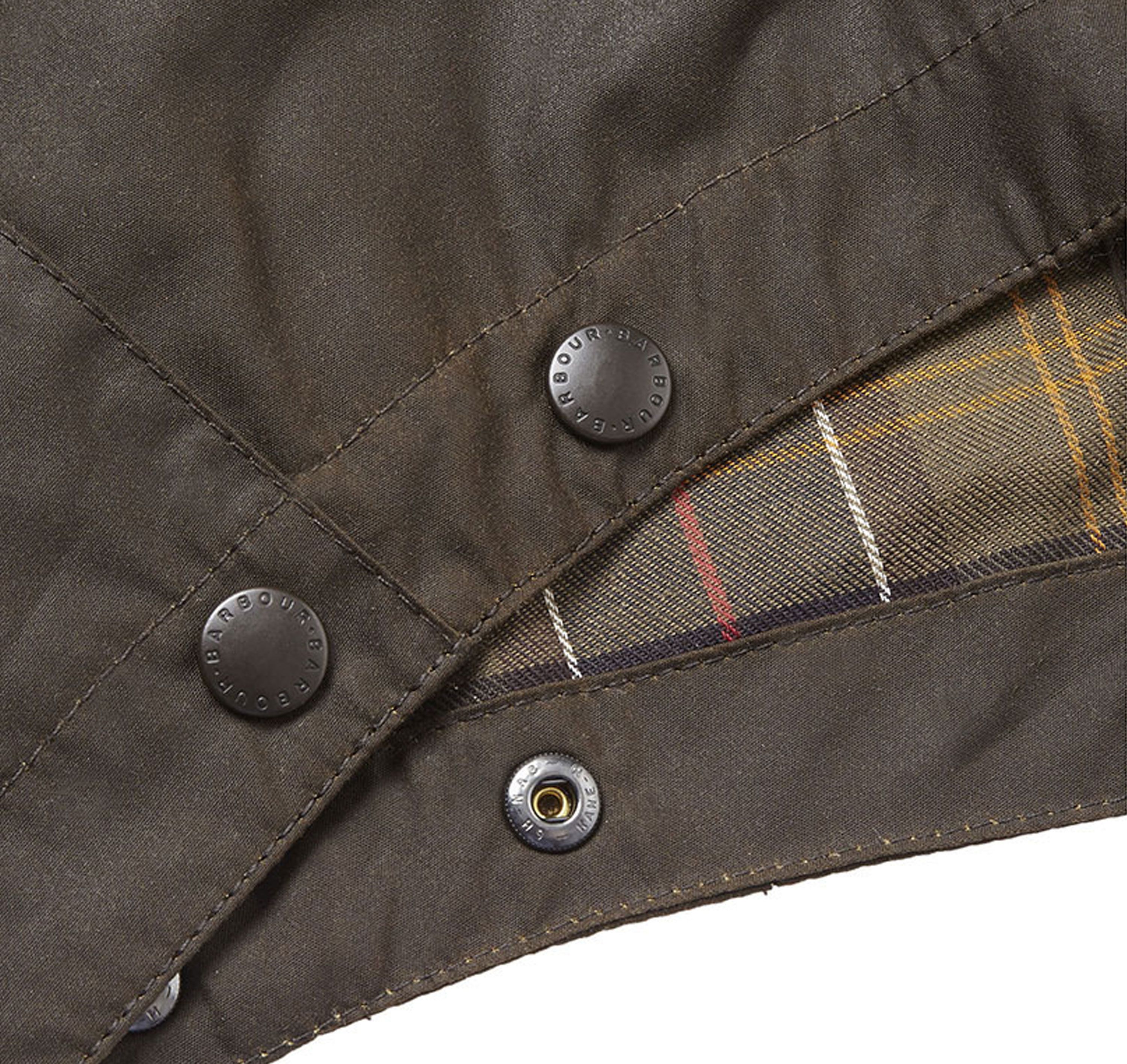 Barbour Olive Classic Sylkoil Hood