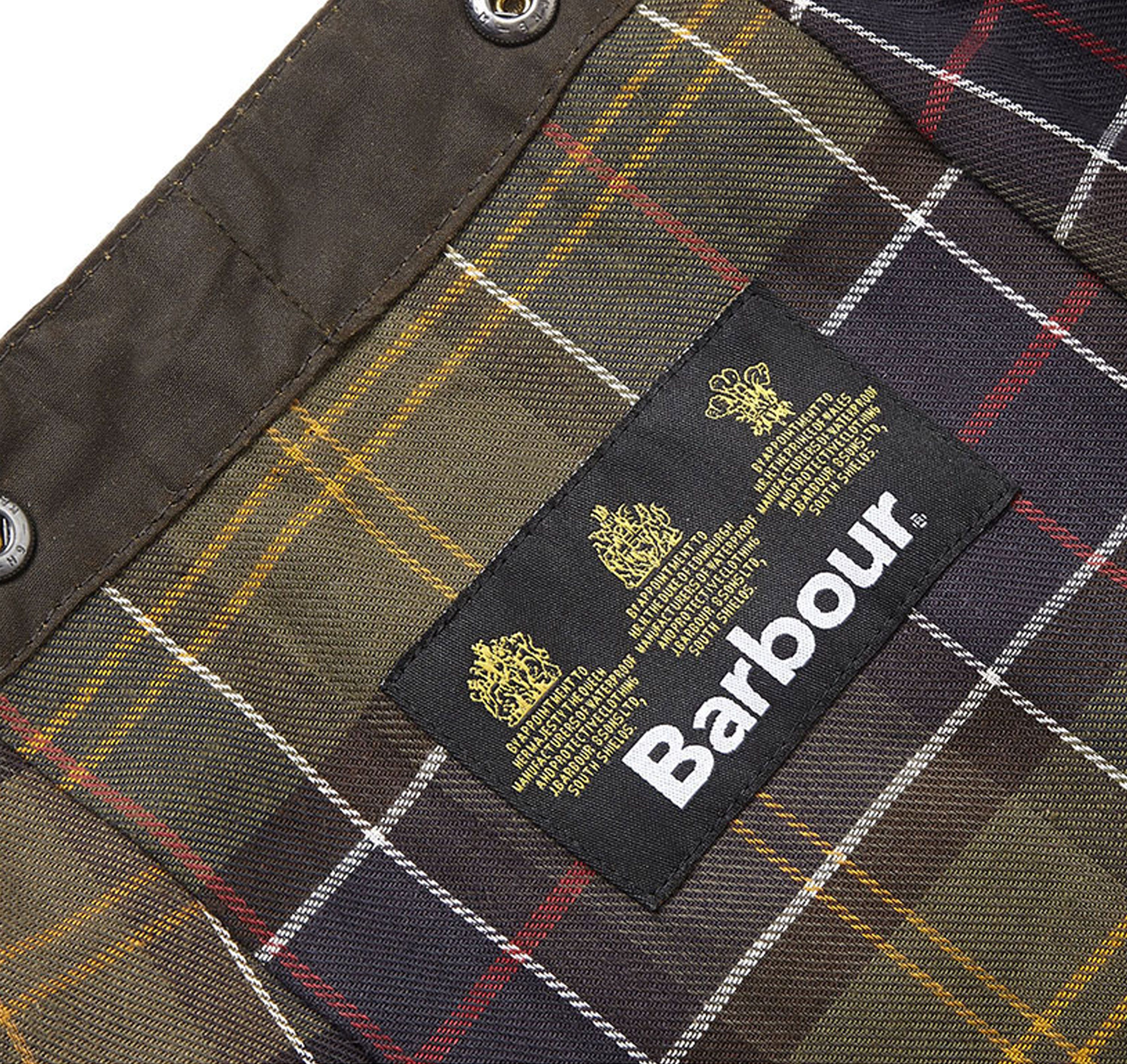 Barbour Olive Classic Sylkoil Hood