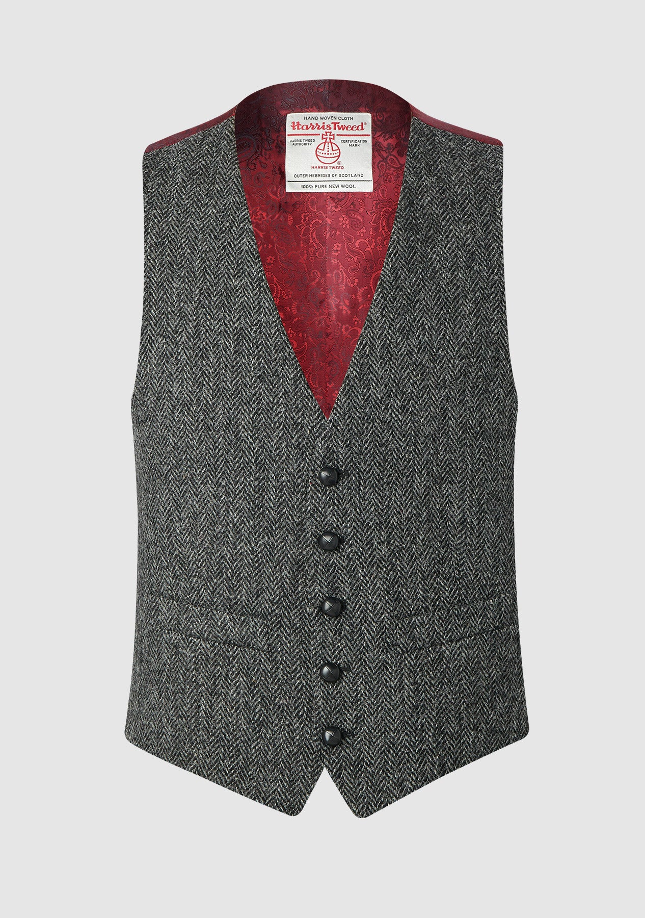 Bucktrout Charcoal Grey Iain Waistcoat