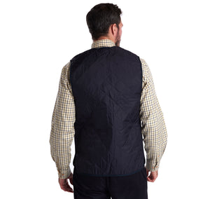 Barbour Navy Quilted Waistcoat/ZIP-IN Liner