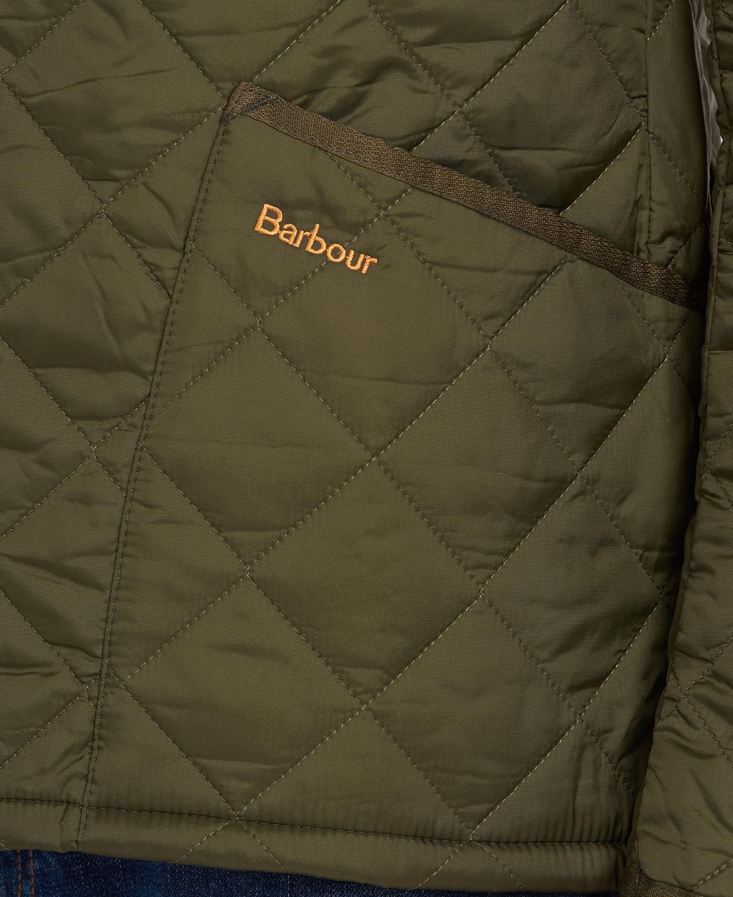 Barbour Olive Heritage Liddesdale Quilted Jacket