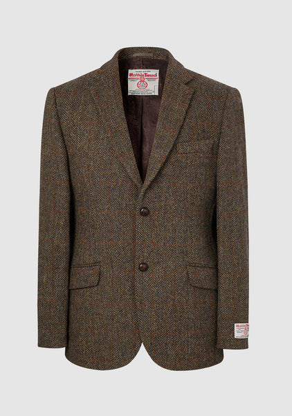Bucktrout Brown Check Harris Tweed Patrick Jacket Shepherd