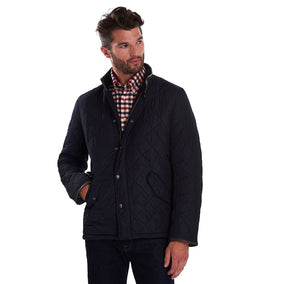 Barbour Navy Powell Quilted Jacket