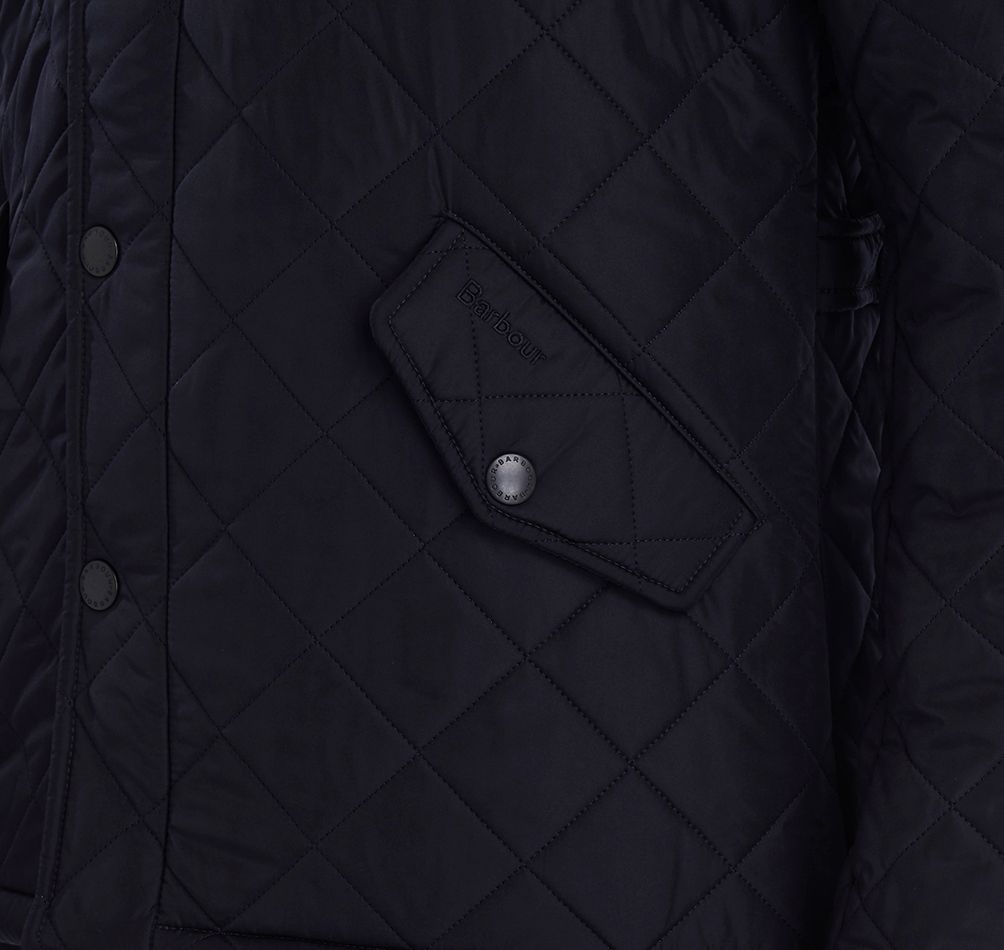 Barbour Navy Powell Quilted Jacket