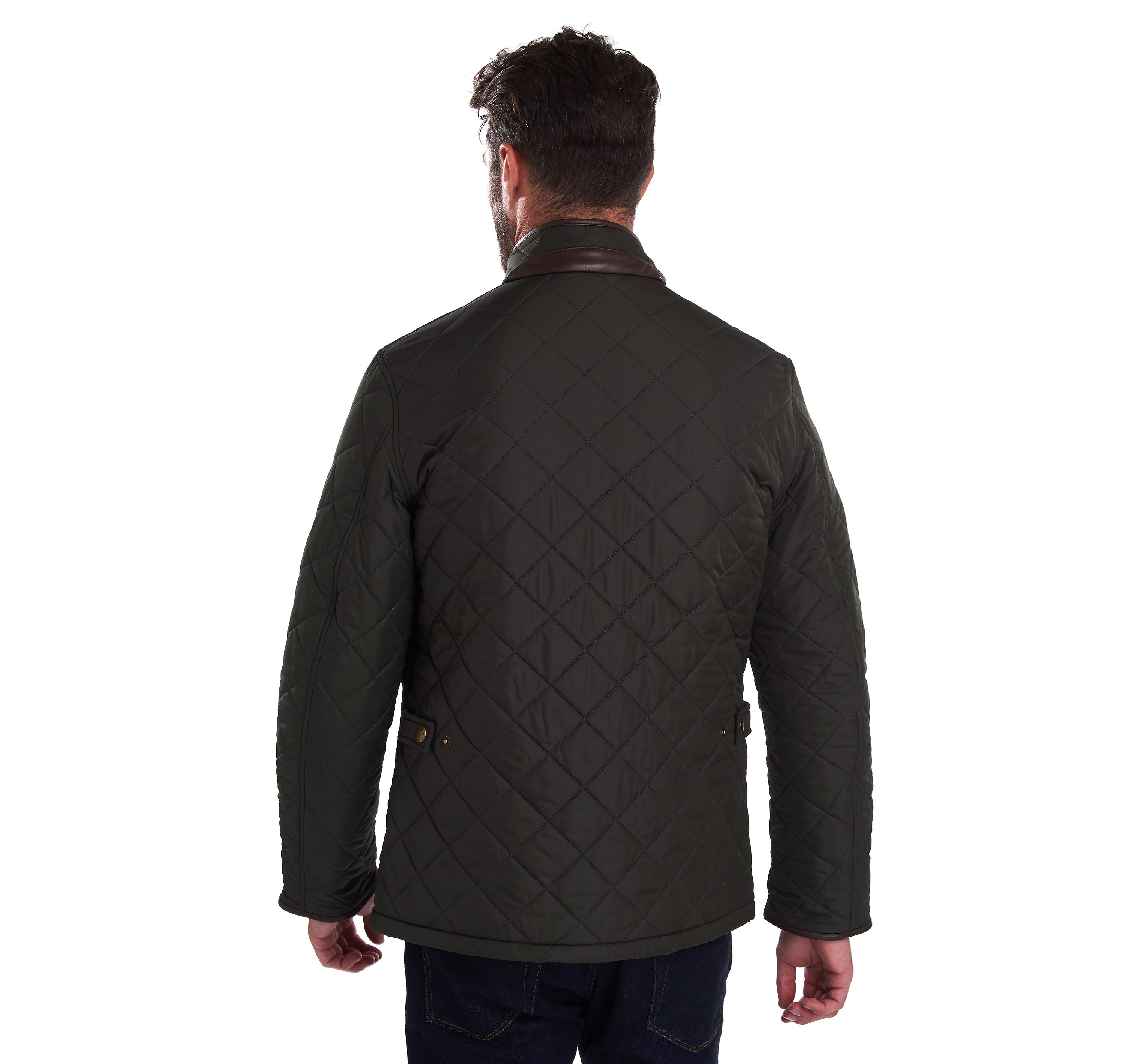 Barbour Olive Powell Quilted Jacket