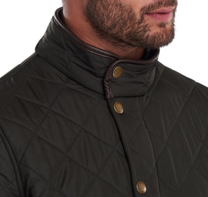 Barbour Olive Powell Quilted Jacket