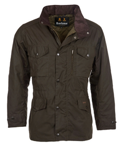 Barbour Olive Sapper Wax Jacket Shepherd Woodward Ltd