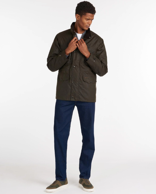 Barbour Olive Sapper Wax Jacket