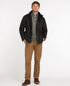 Barbour Black Sapper Wax Jacket