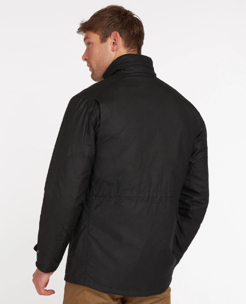 Barbour Black Sapper Wax Jacket