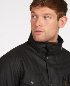 Barbour Black Sapper Wax Jacket