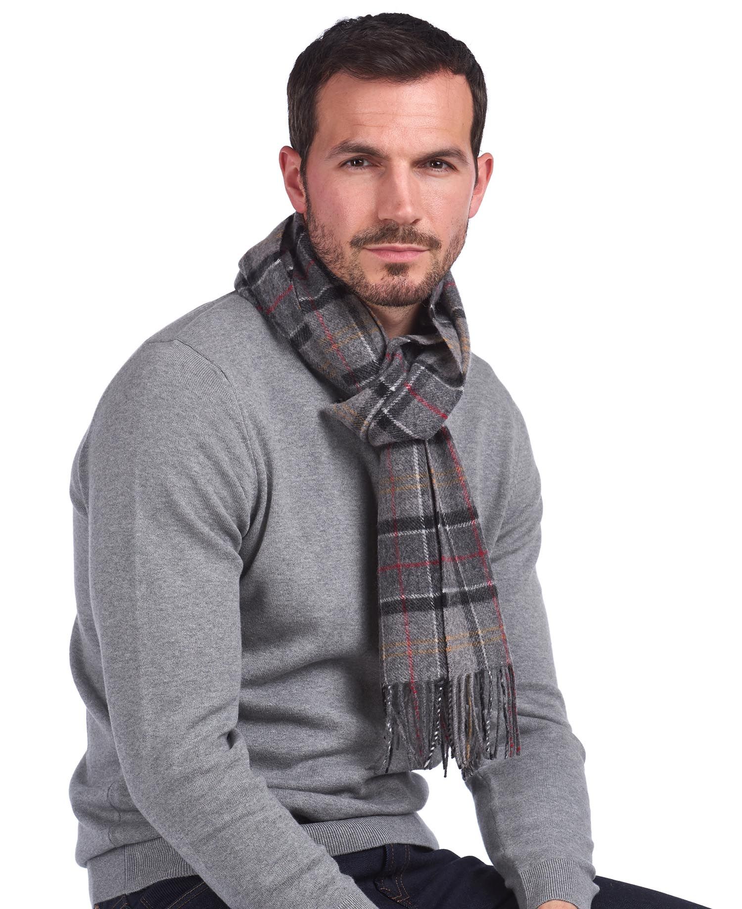 Barbour Lambswool Modern Tartan Scarf
