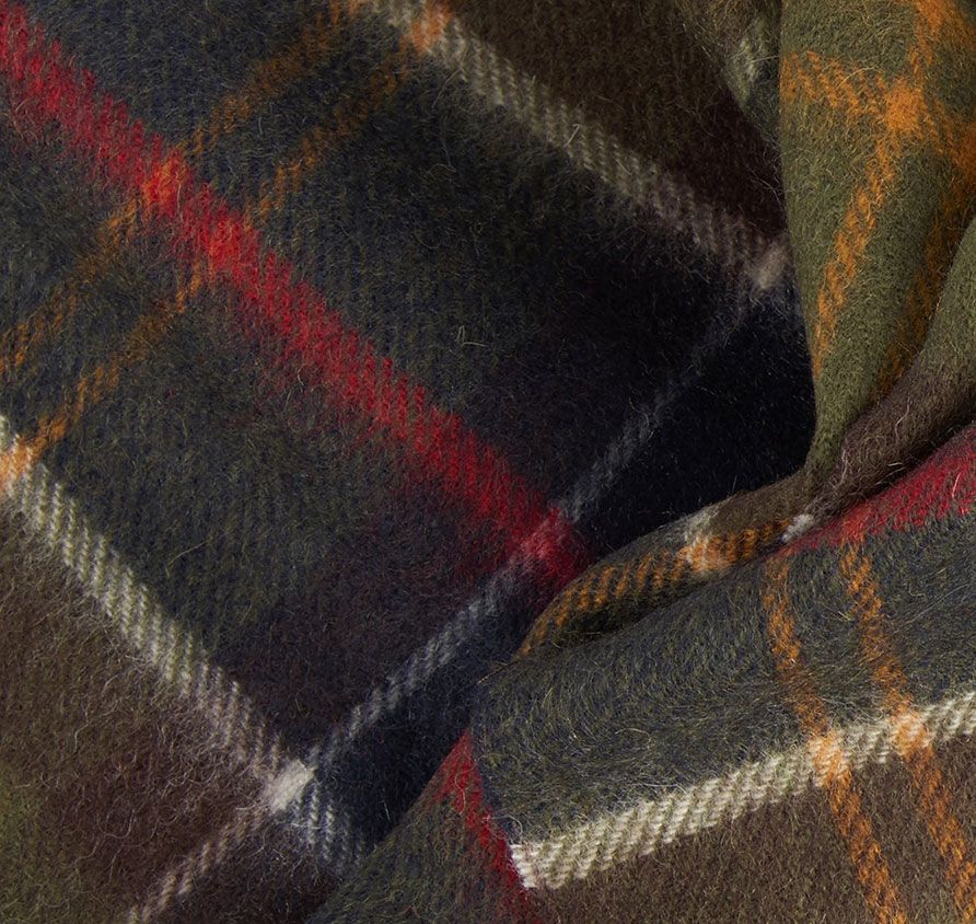 Barbour Wool & Cashmere Classic Tartan Scarf