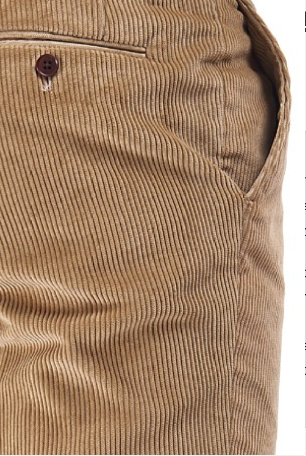 Mushroom Warwick Gurteen Esquire Corduroy Trousers