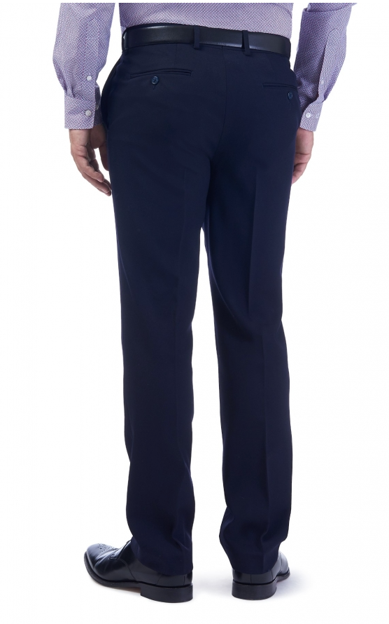 Fleet Half Lined Wool Navy Gurteen Esquire Trousers