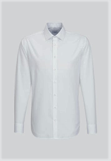 Seidensticker Single Cuff White Tailored Shirt