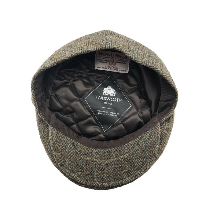 Failsworth Stornoway Flat Cap Green & Brown Check 2013