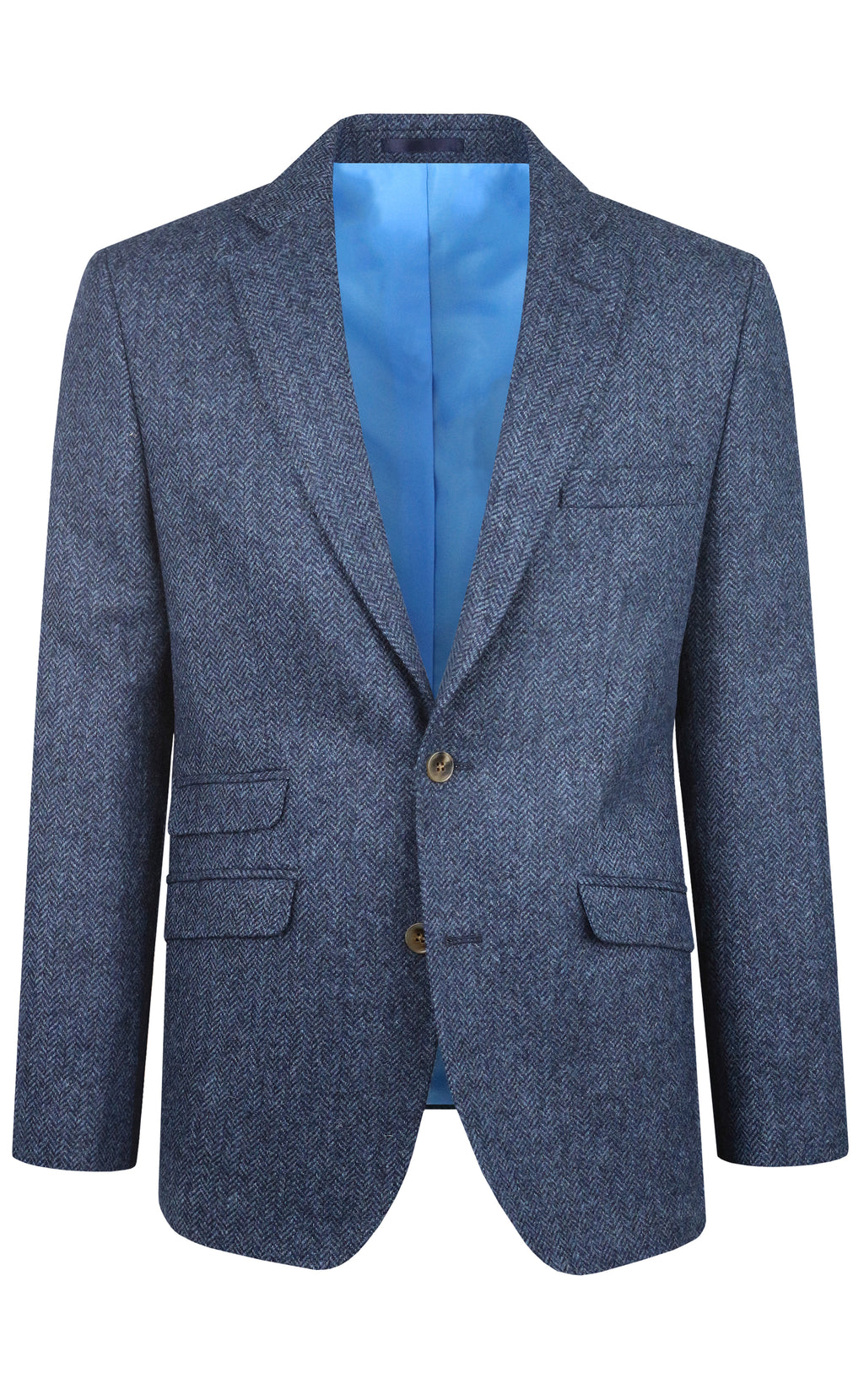 Torre Blue herringbone Jacket