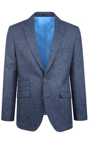 Torre Blue herringbone Jacket