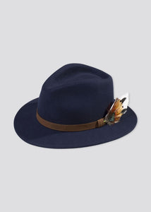 Alan Paine Richmond Felt Hat Navy