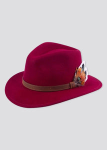 Alan Paine Richmond Felt Hat Wine